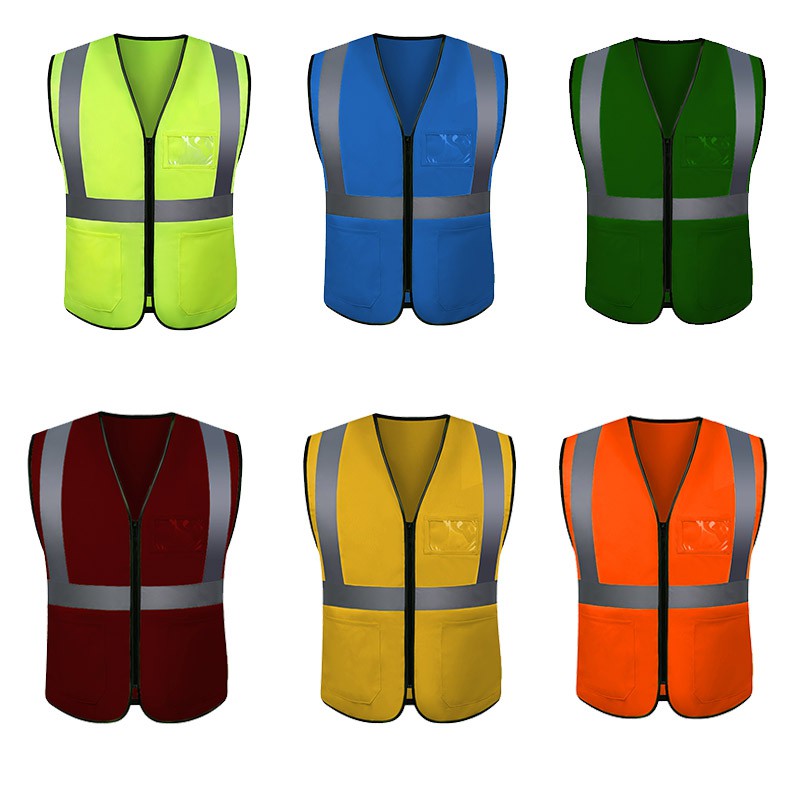 Gilet di sicurezza per geometri con logo personalizzato