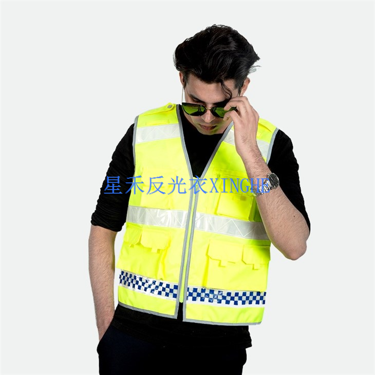 Gilet riflettente antistatico ignifugo