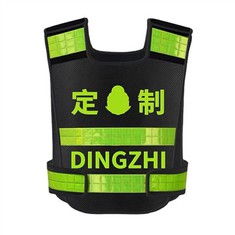 Gilet di sicurezza stradale nero