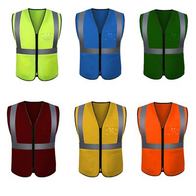 Gilet di sicurezza per geometri con logo personalizzato
