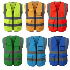 Costruzione gilet riflettente ad alta visibilità