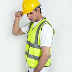 Gilet riflettente con struttura in rete ad alta visibilità