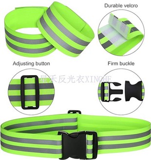 Cintura riflettente di sicurezza Cintura PT Cintura riflettente per braccio, polso, caviglia, gamba, corsa, ciclismo, maratona a piedi