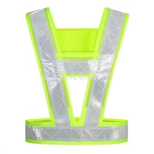 Gilet riflettente con cinghie di sicurezza per la corsa