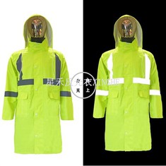 Tuta impermeabile riflettente per l'igiene del traffico