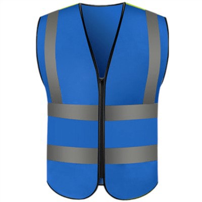 Gilet di pubblica sicurezza con cerniera