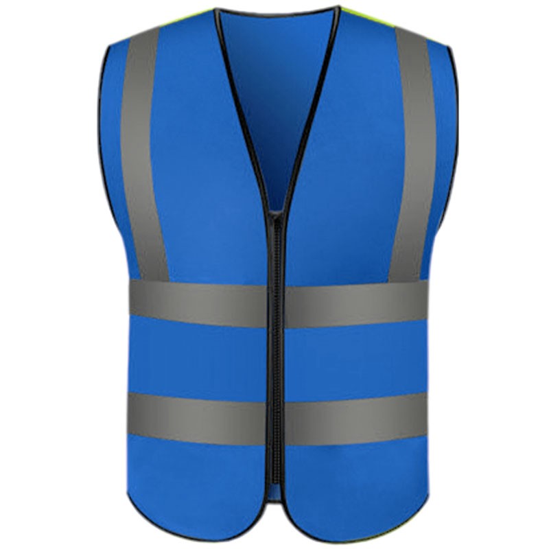 Gilet di pubblica sicurezza con cerniera