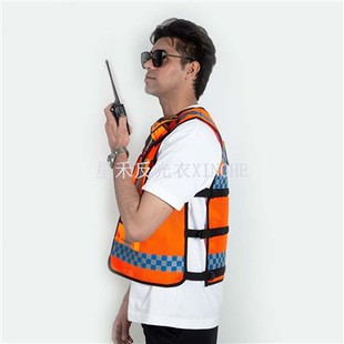 Gilet riflettente della polizia di sicurezza