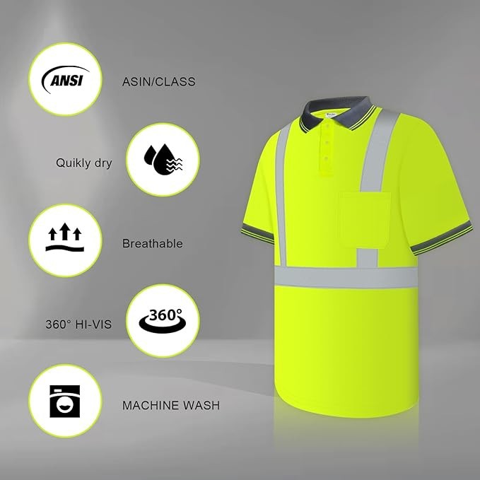 Made in China Warehouse Safety Polo Shirt