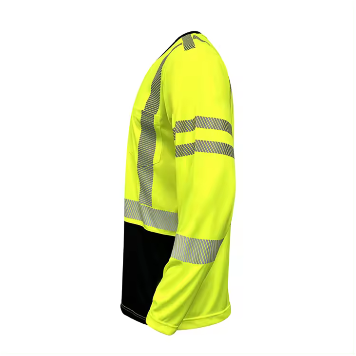 T-shirt riflettente per il lavoro di sicurezza
